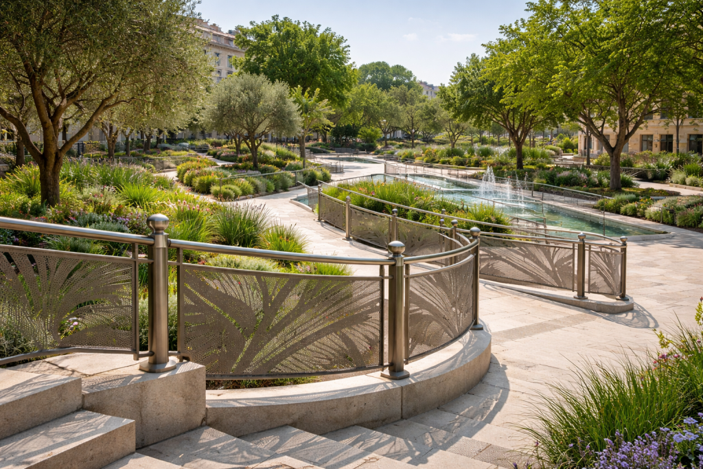 Découvrez l'importance des grilles et garde-corps sur mesure pour sécuriser les espaces publics à Istres.